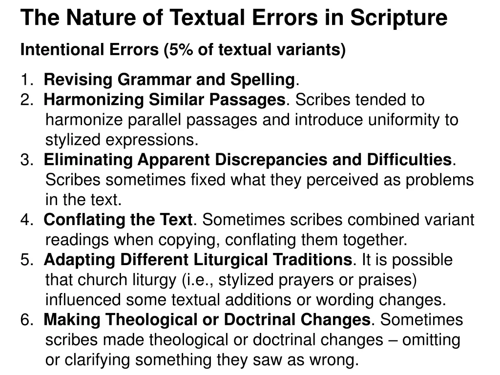 the nature of textual errors in scripture 1