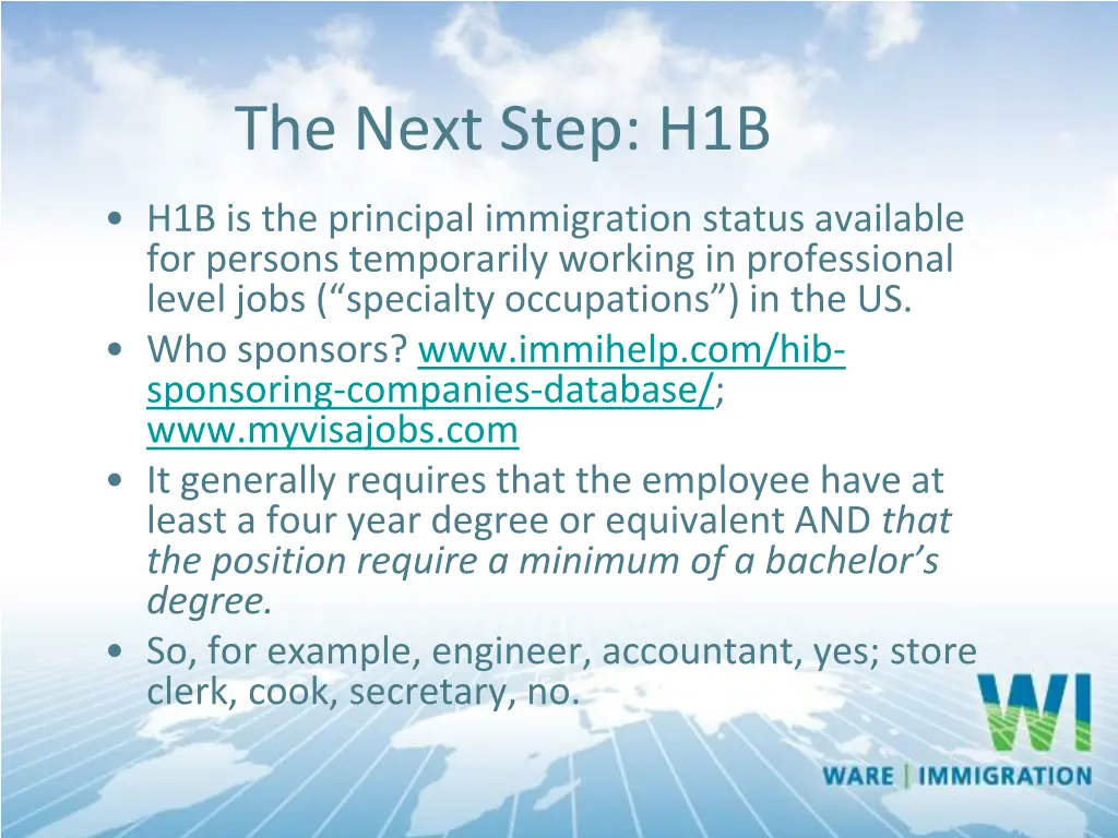 the next step h1b