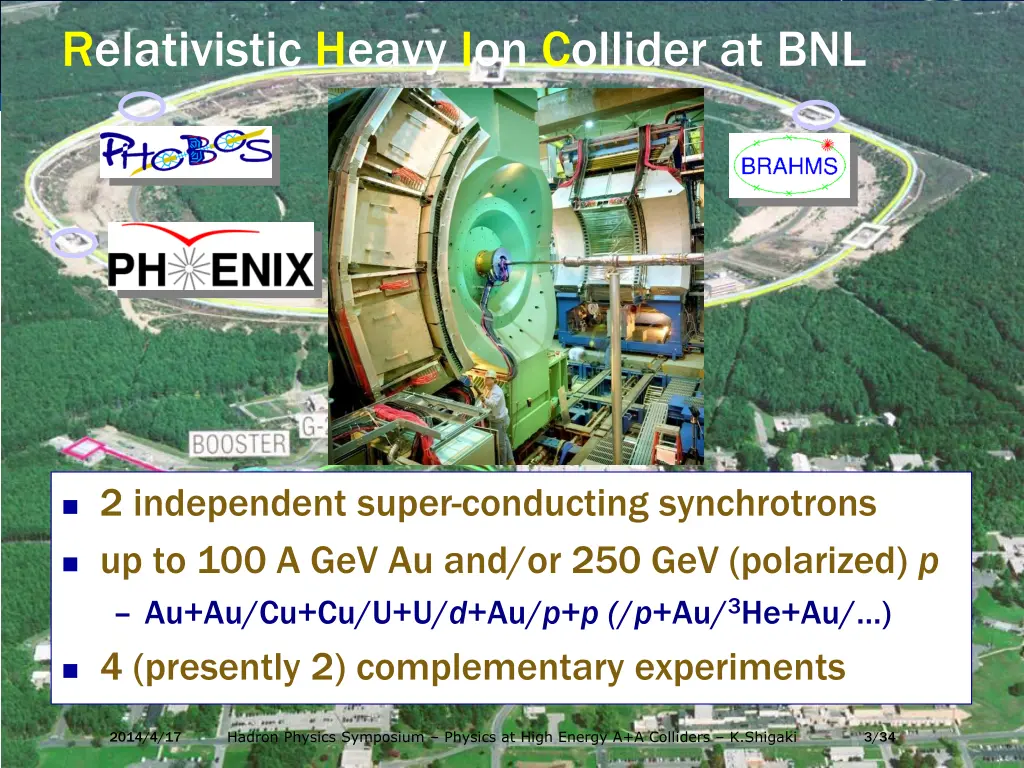 relativistic heavy ion collider at bnl