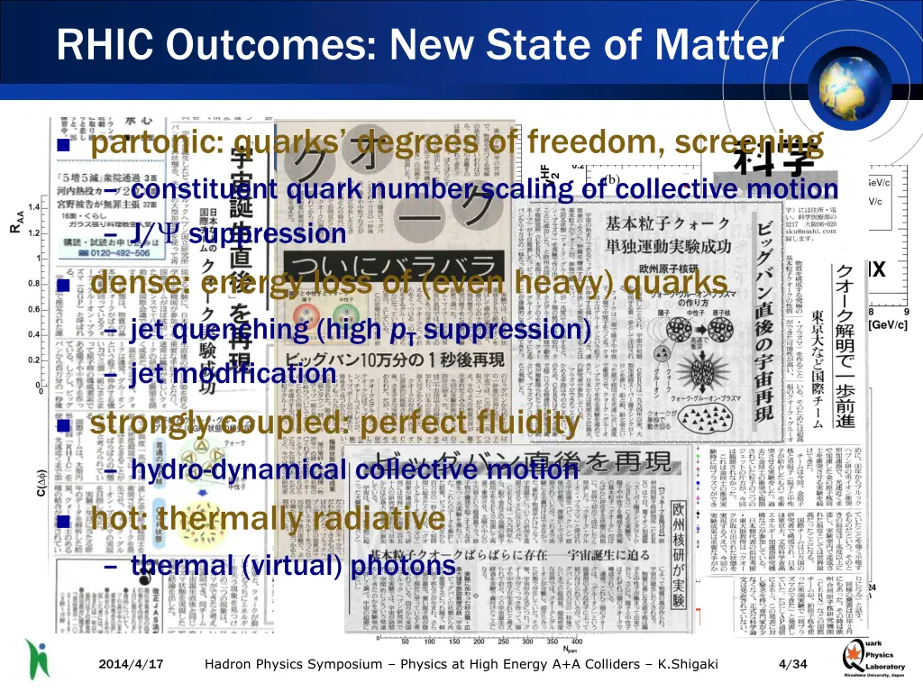 rhic outcomes new state of matter