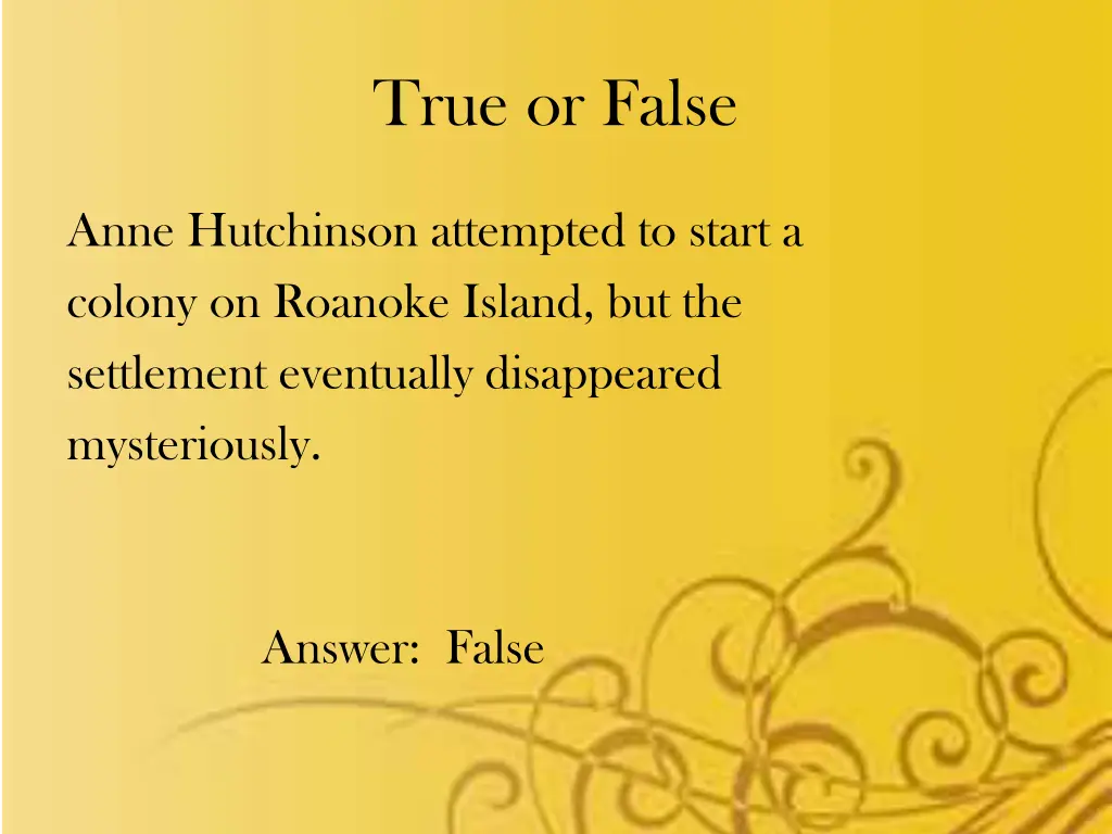 true or false 4