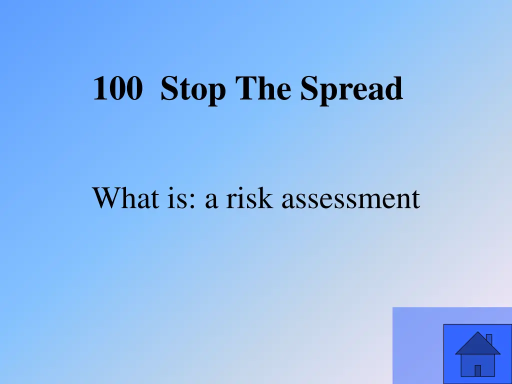 100 stop the spread 1