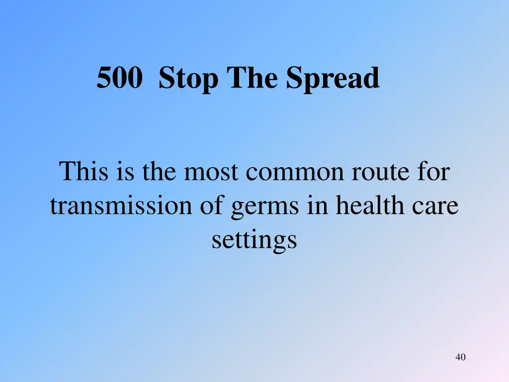 500 stop the spread