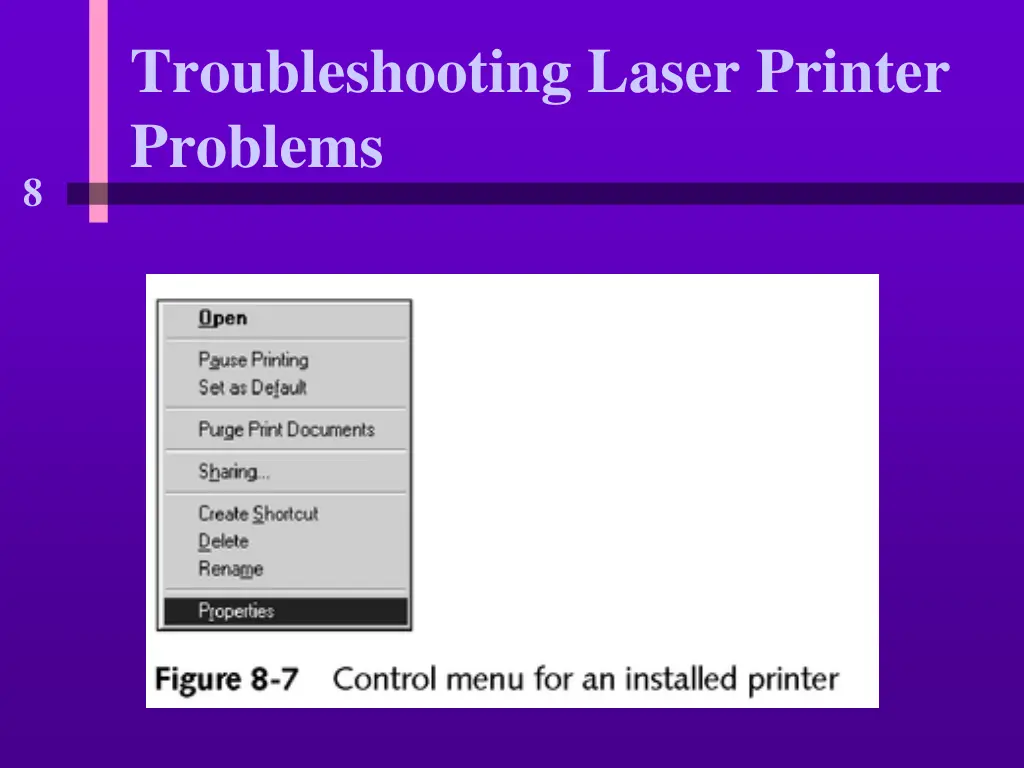 troubleshooting laser printer problems 1