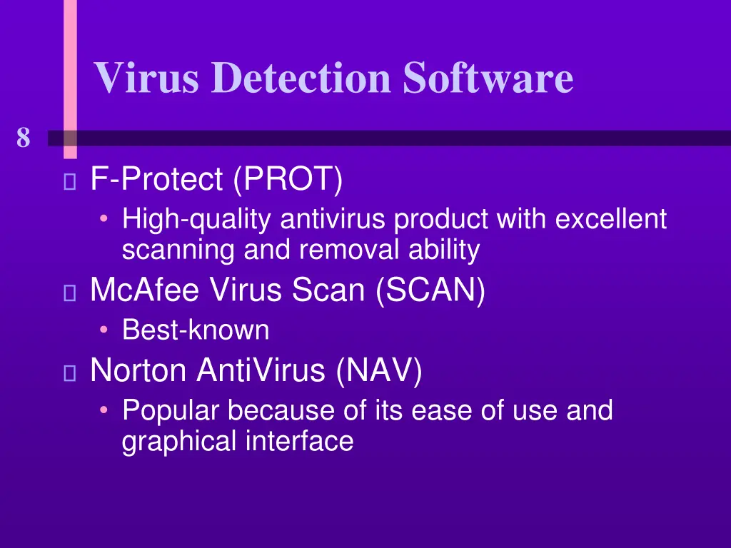 virus detection software 1