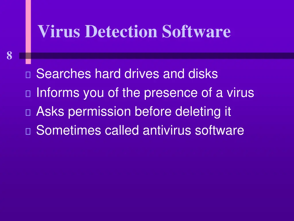 virus detection software