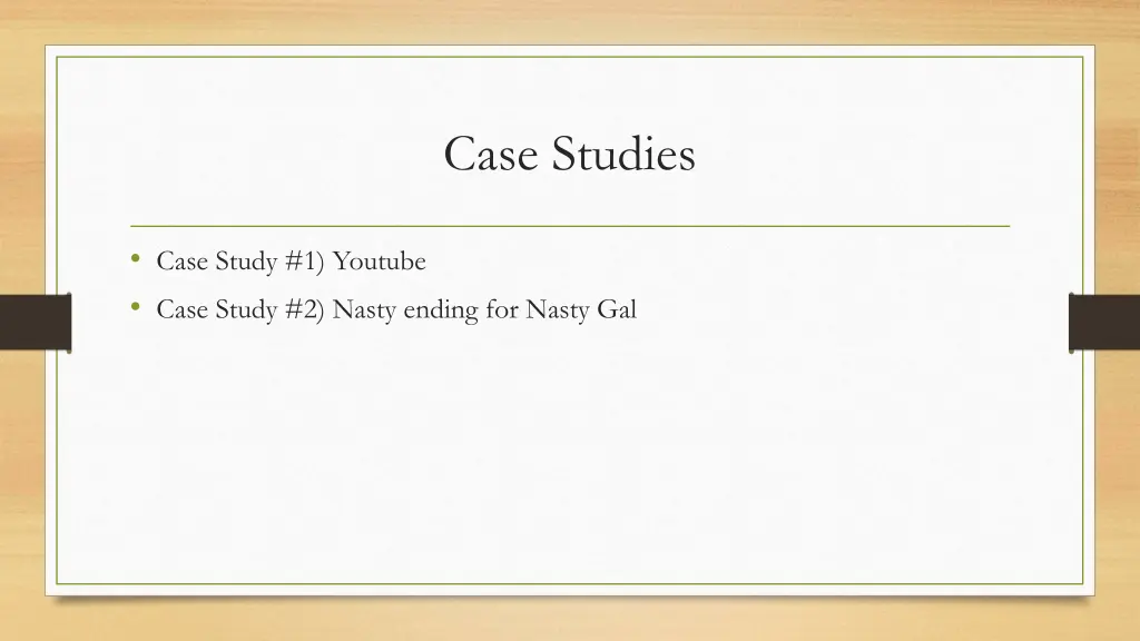 case studies