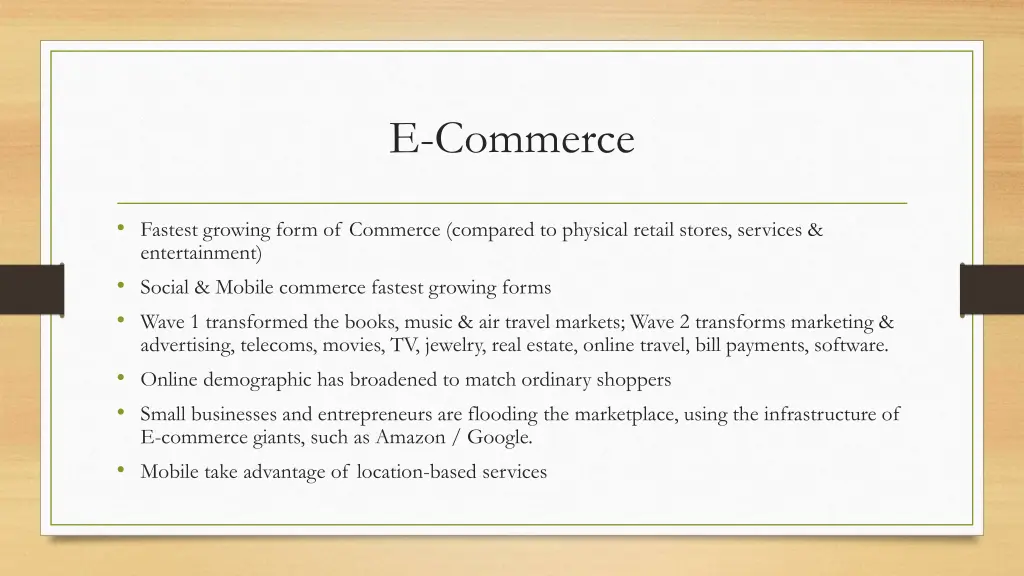 e commerce 2