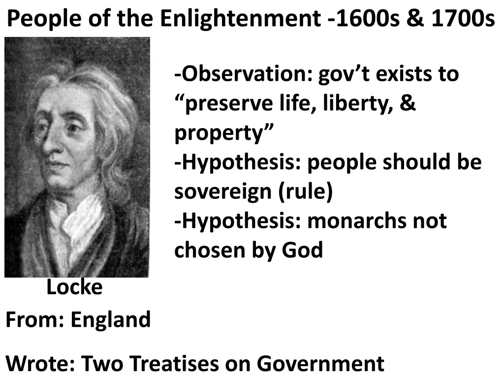 people of the enlightenment 1600s 1700s 1