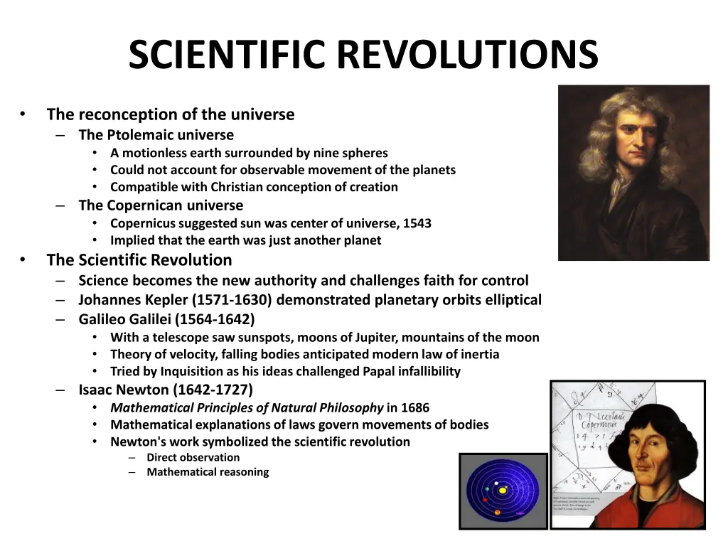 scientific revolutions