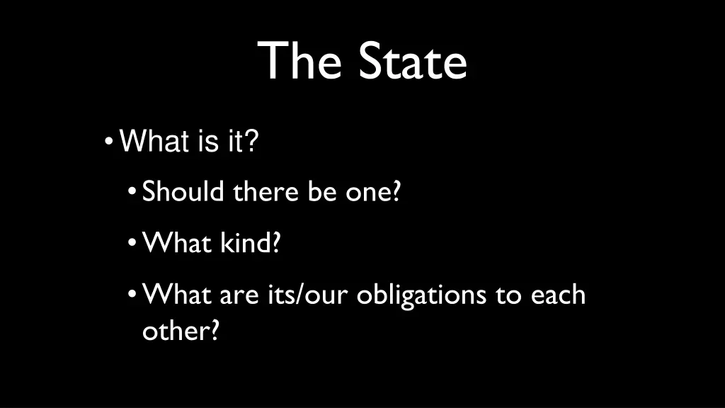 the state 1