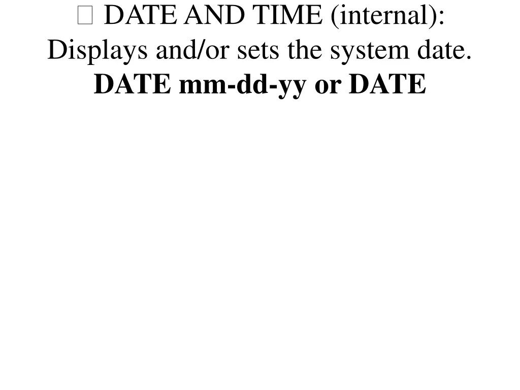 date and time internal displays and or sets