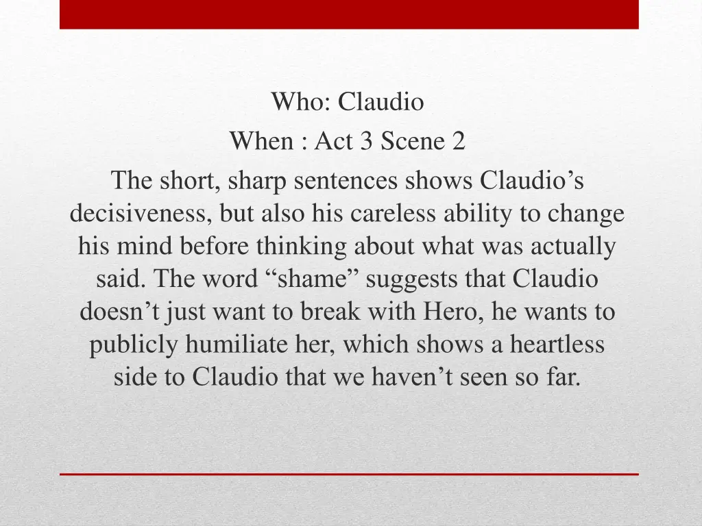 who claudio when act 3 scene 2