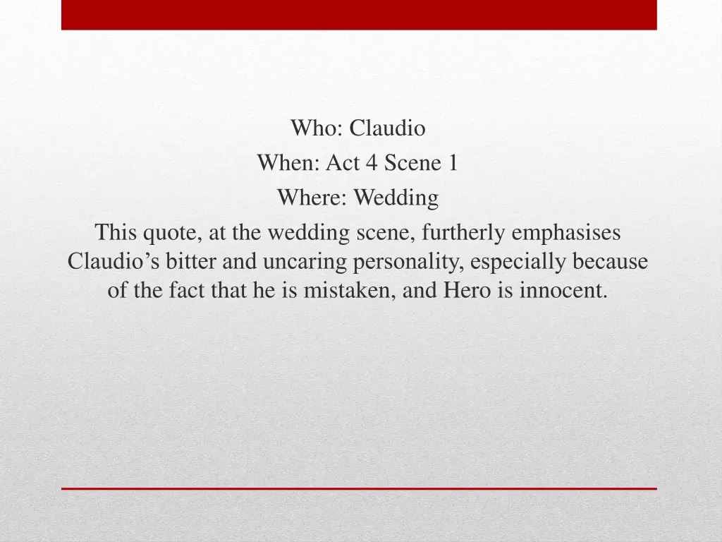 who claudio when act 4 scene 1 where wedding 2