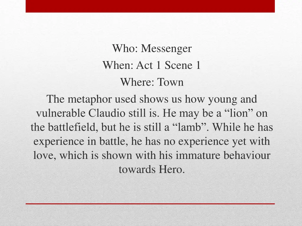 who messenger when act 1 scene 1 where town 1