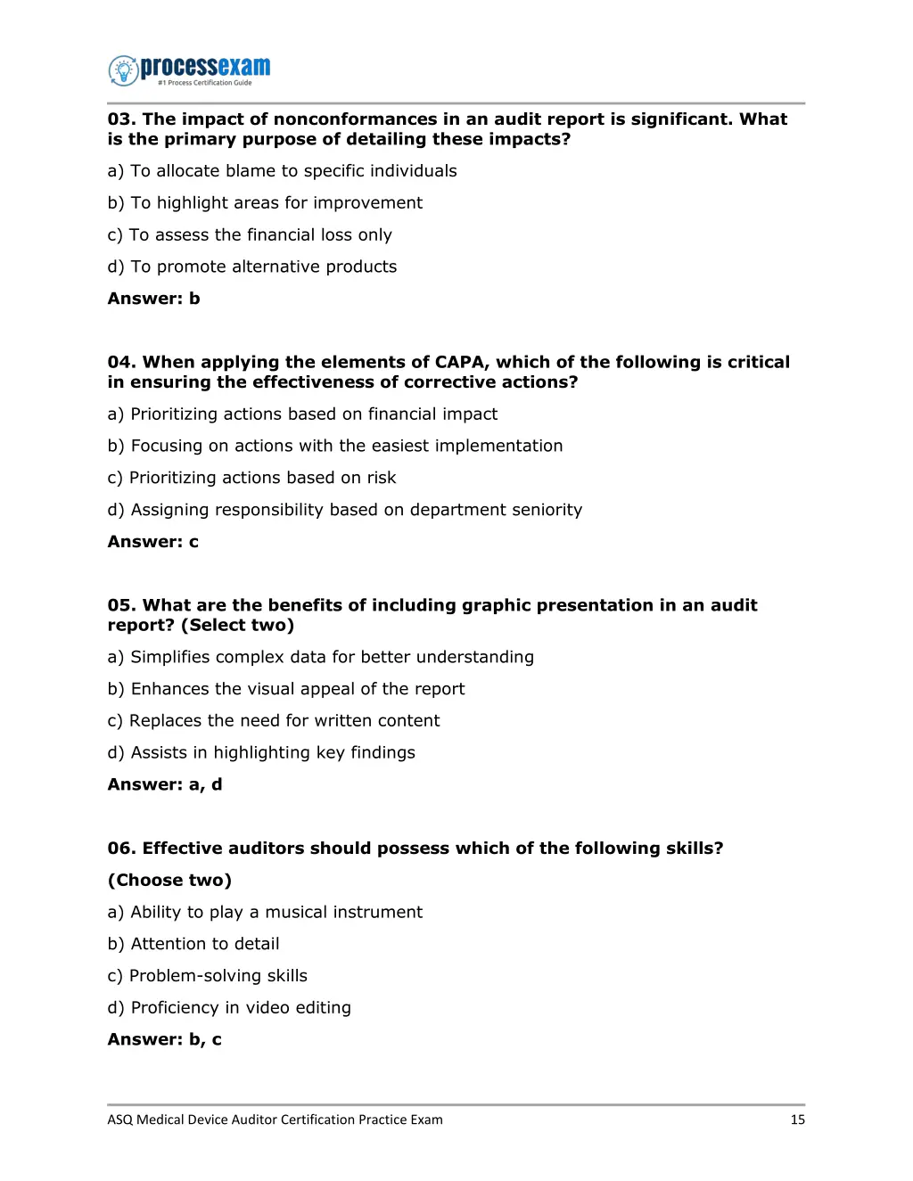 03 the impact of nonconformances in an audit