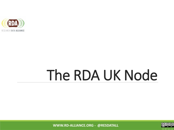 the rda uk node the rda uk node