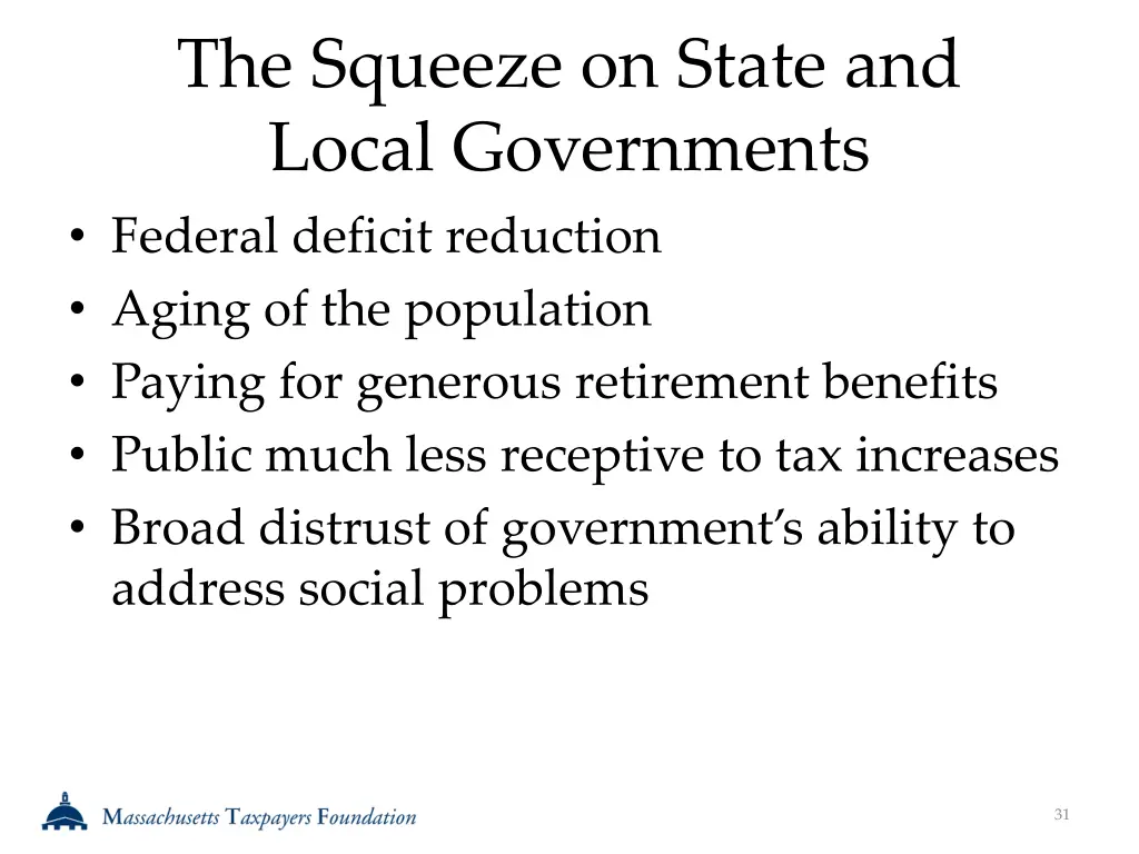 the squeeze on state and local governments