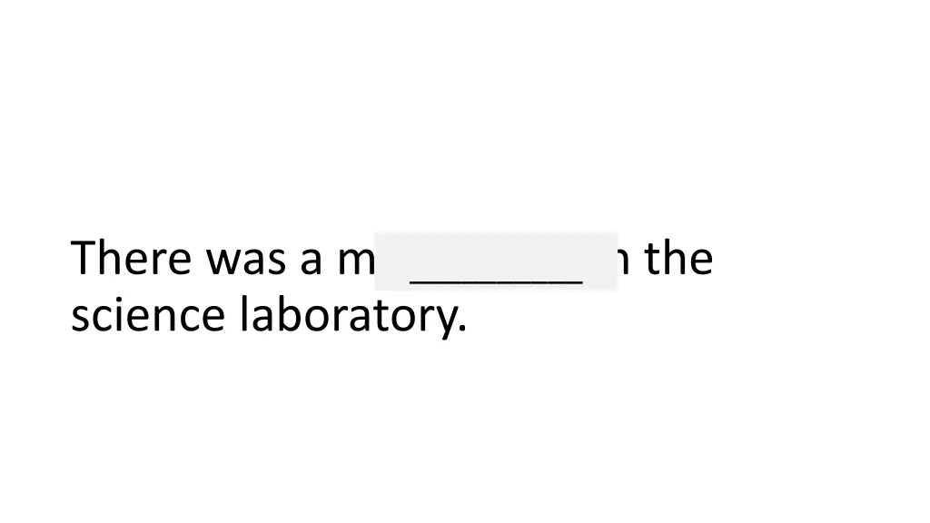 there was a microscope in the science laboratory