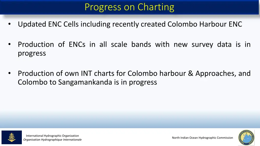 progress on charting