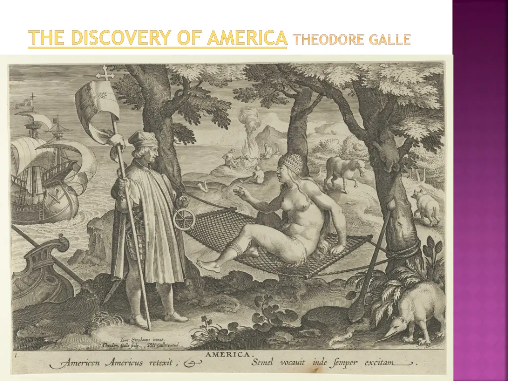 the discovery of america theodore galle