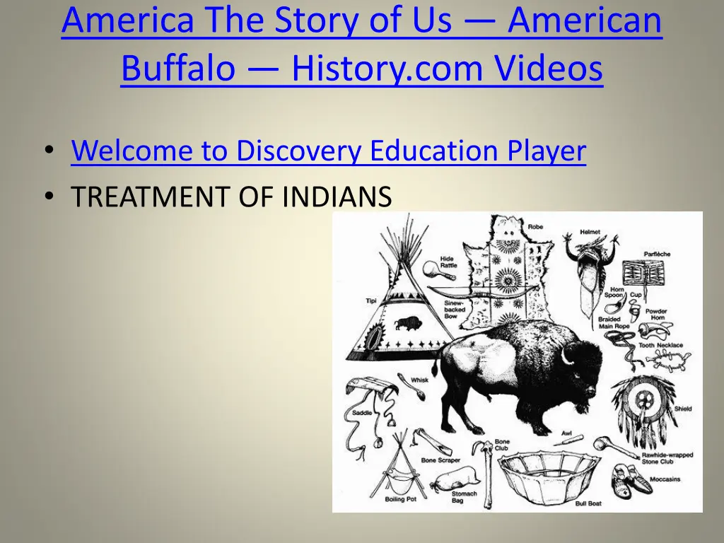 america the story of us american buffalo history