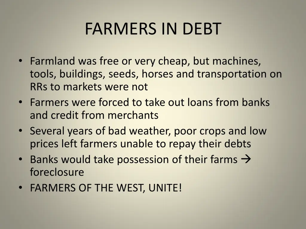 farmers in debt