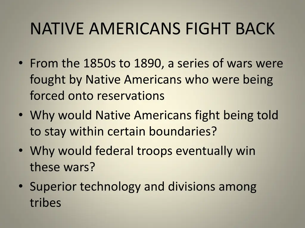 native americans fight back