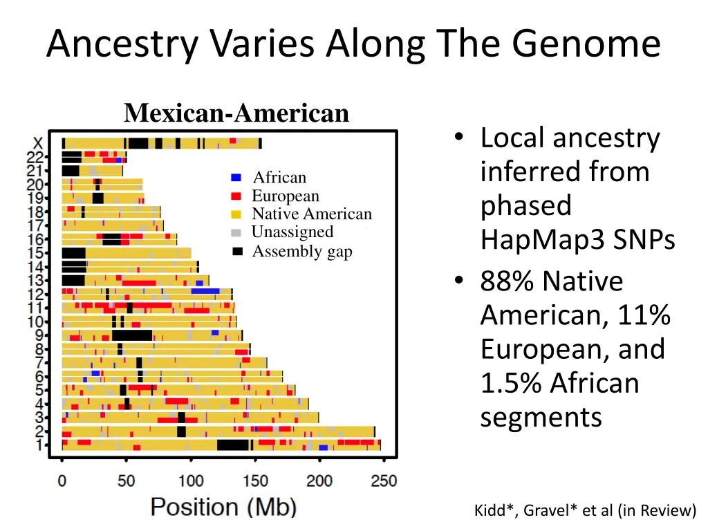 ancestry varies along the genome