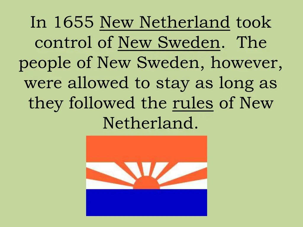 in 1655 new netherland took control of new sweden