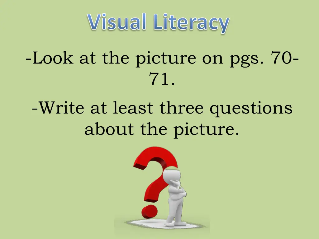 visual literacy