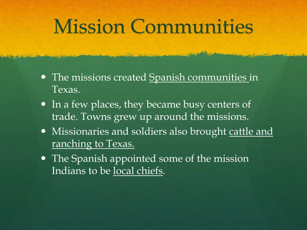 mission communities