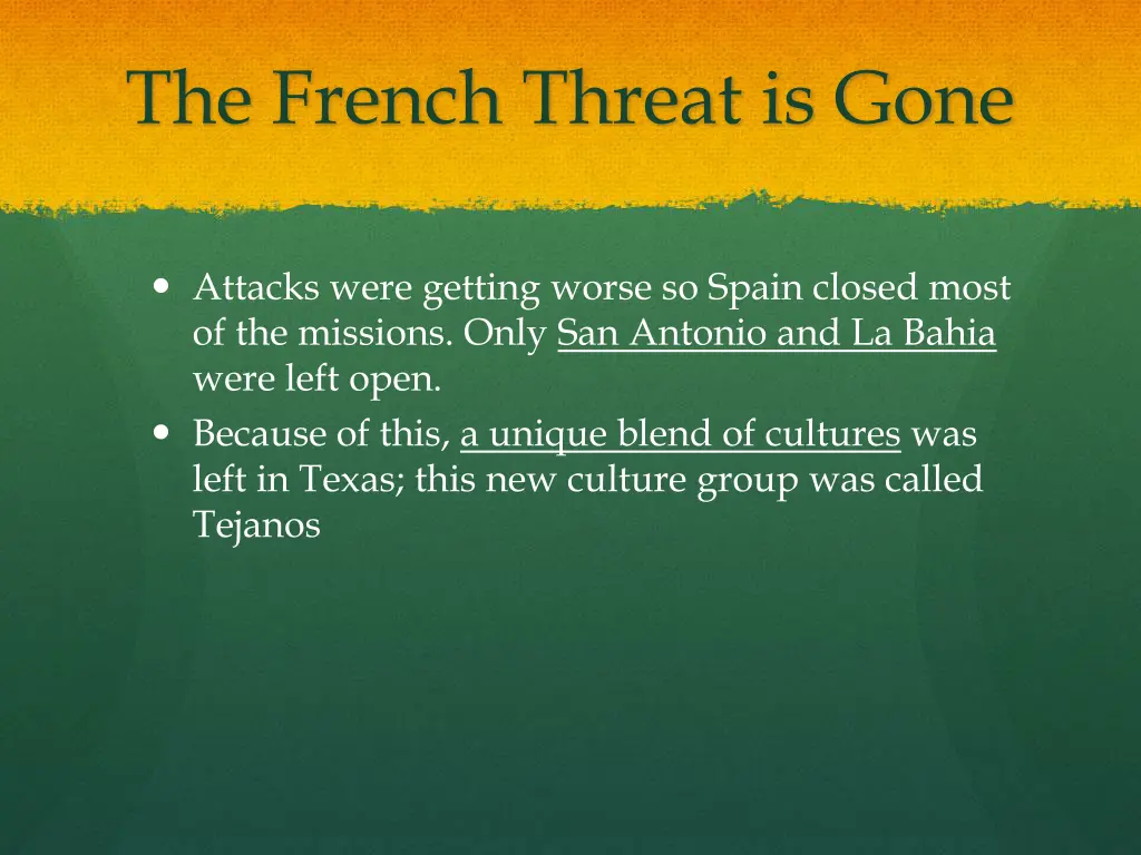 the french threat is gone 1