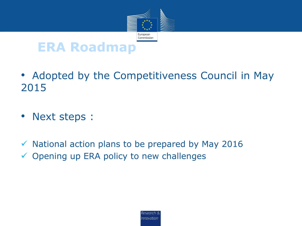 era roadmap