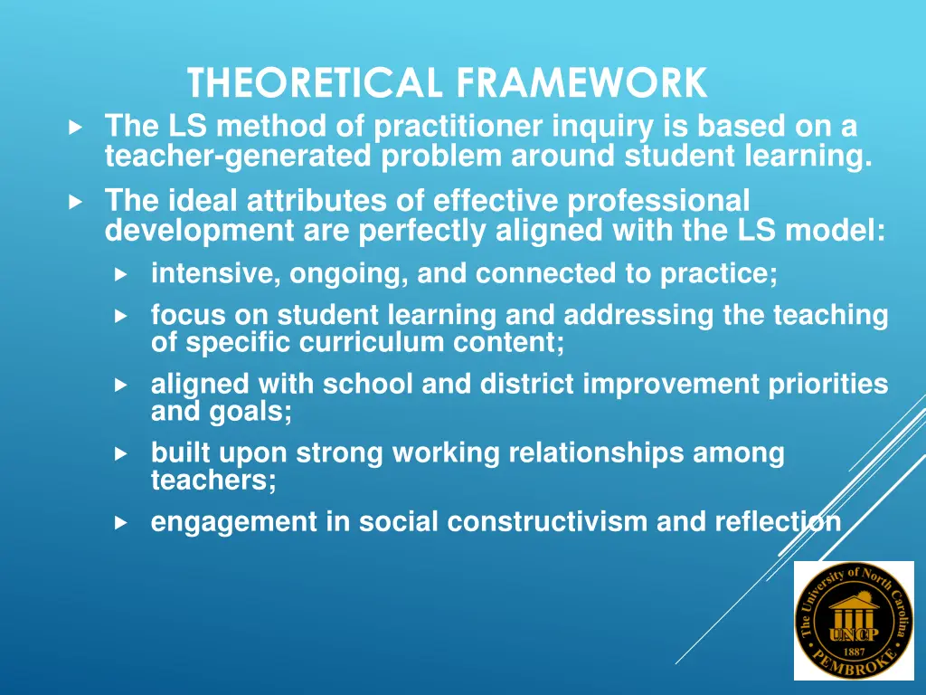 theoretical framework the ls method