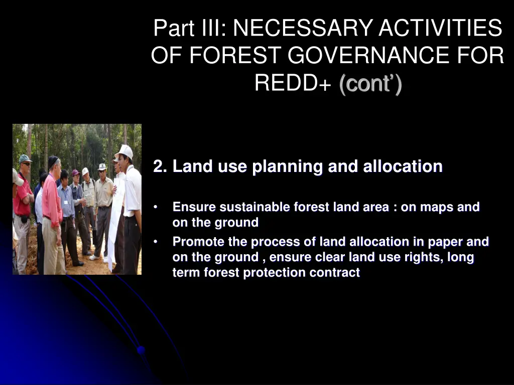 part iii necessary activities of forest 2