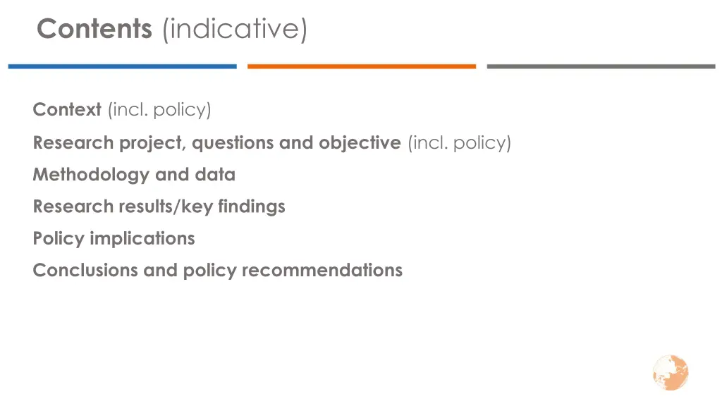 contents indicative