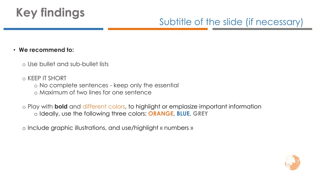 key findings