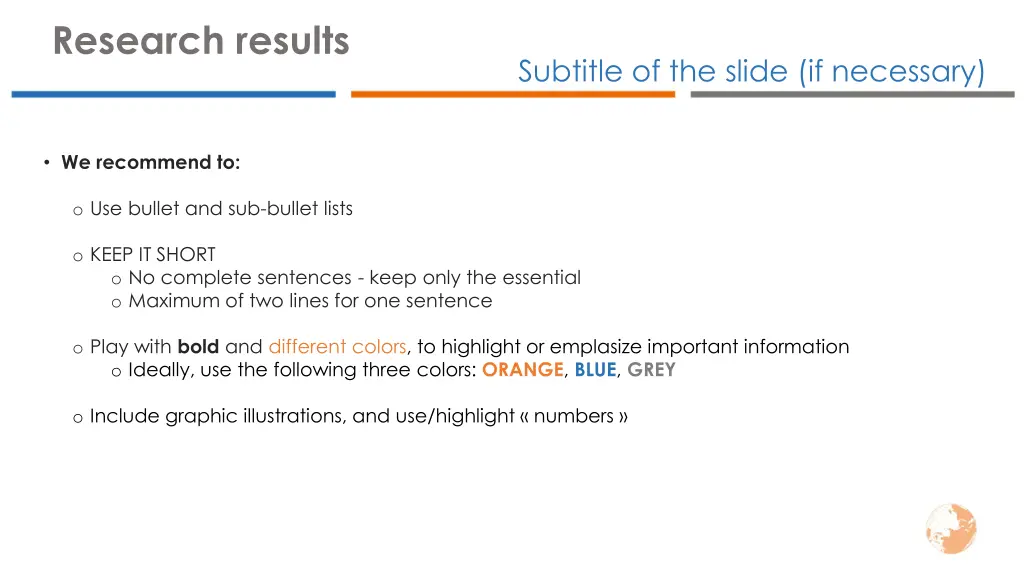 research results