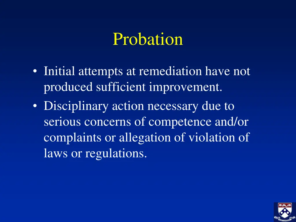 probation