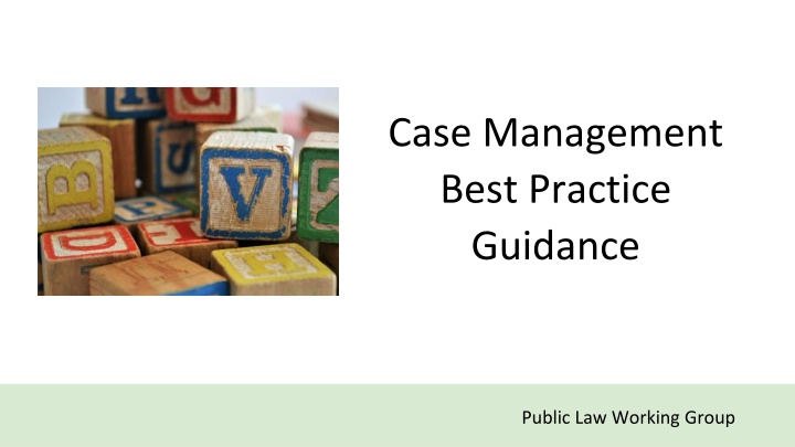 case management best practice guidance