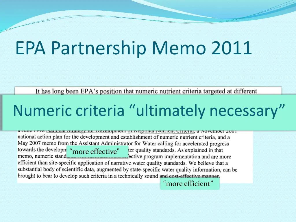 epa partnership memo 2011