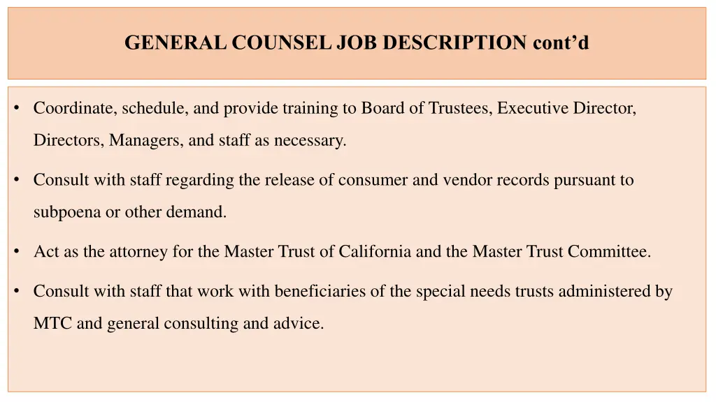 general counsel job description cont d 3