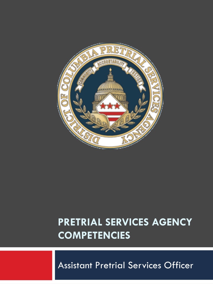 pretrial services agency competencies