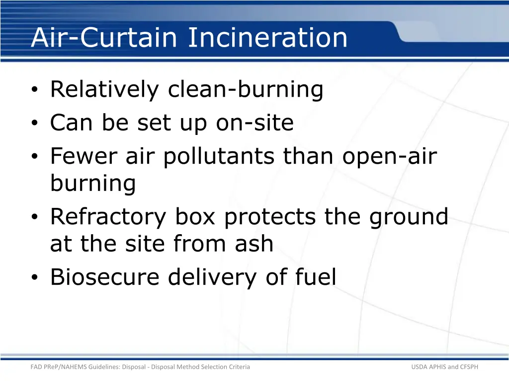 air curtain incineration