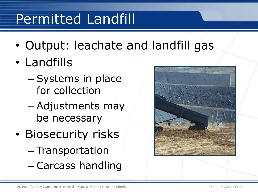 permitted landfill