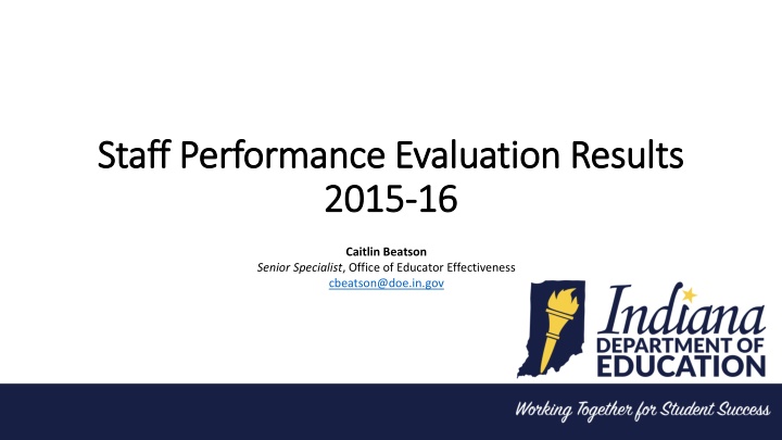 staff performance evaluation results staff