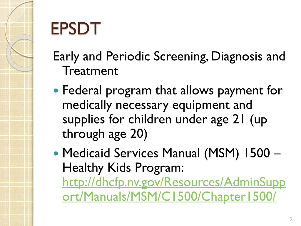 epsdt