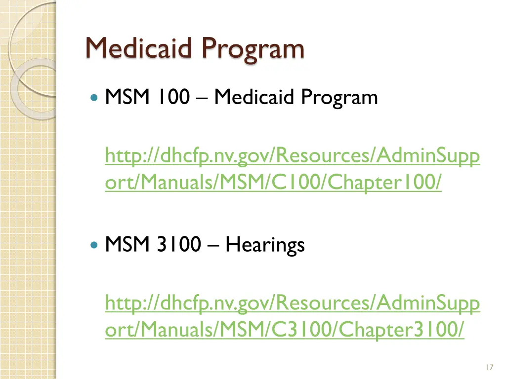 medicaid program