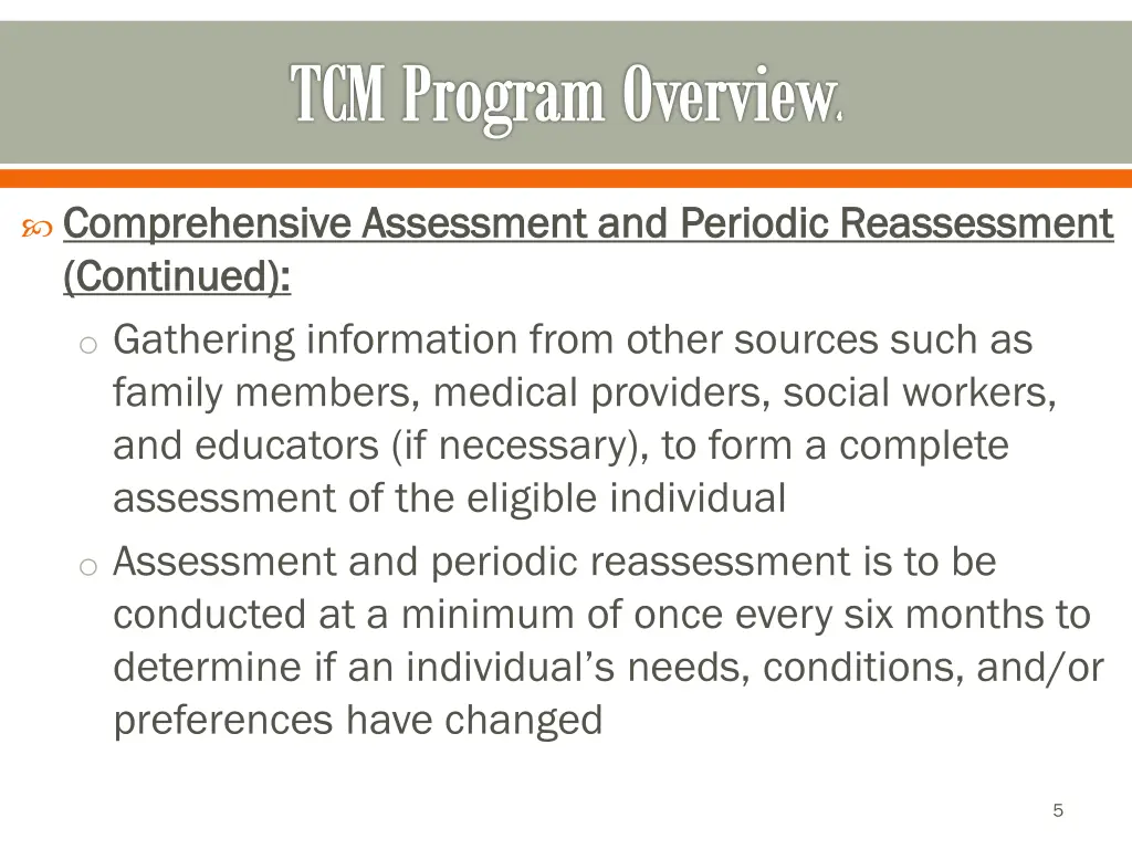 tcm program overview 4